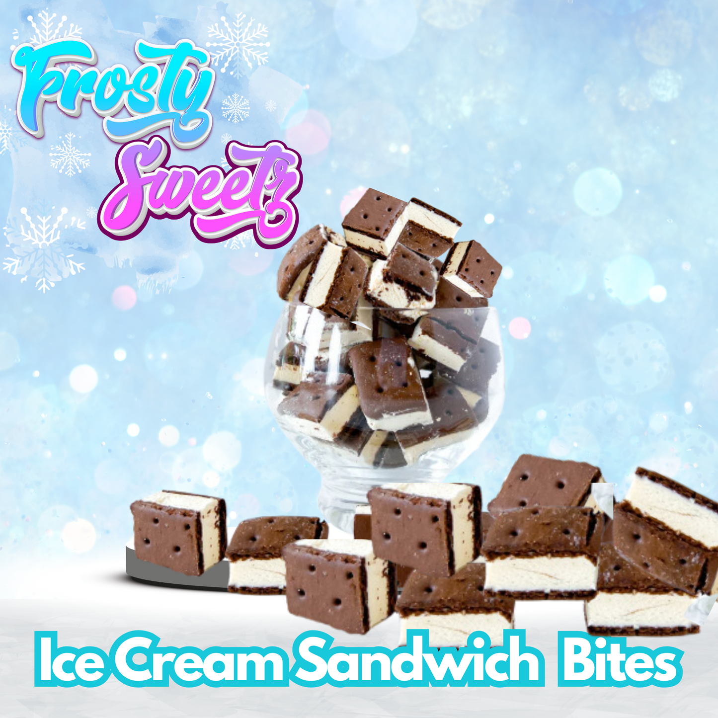 Freeze Dried Vanilla Ice Cream Sandwich