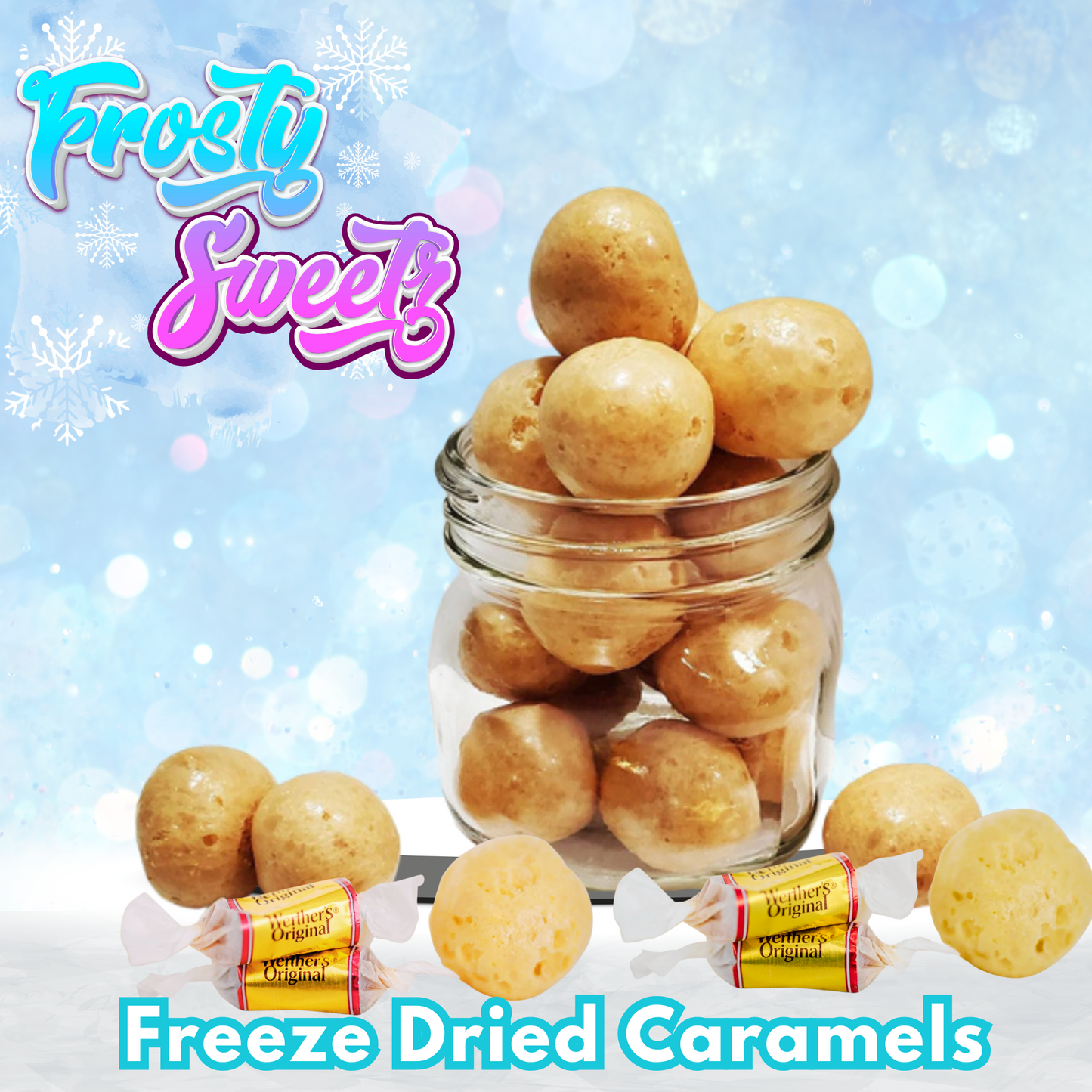 Freeze Dried Chewy Caramels